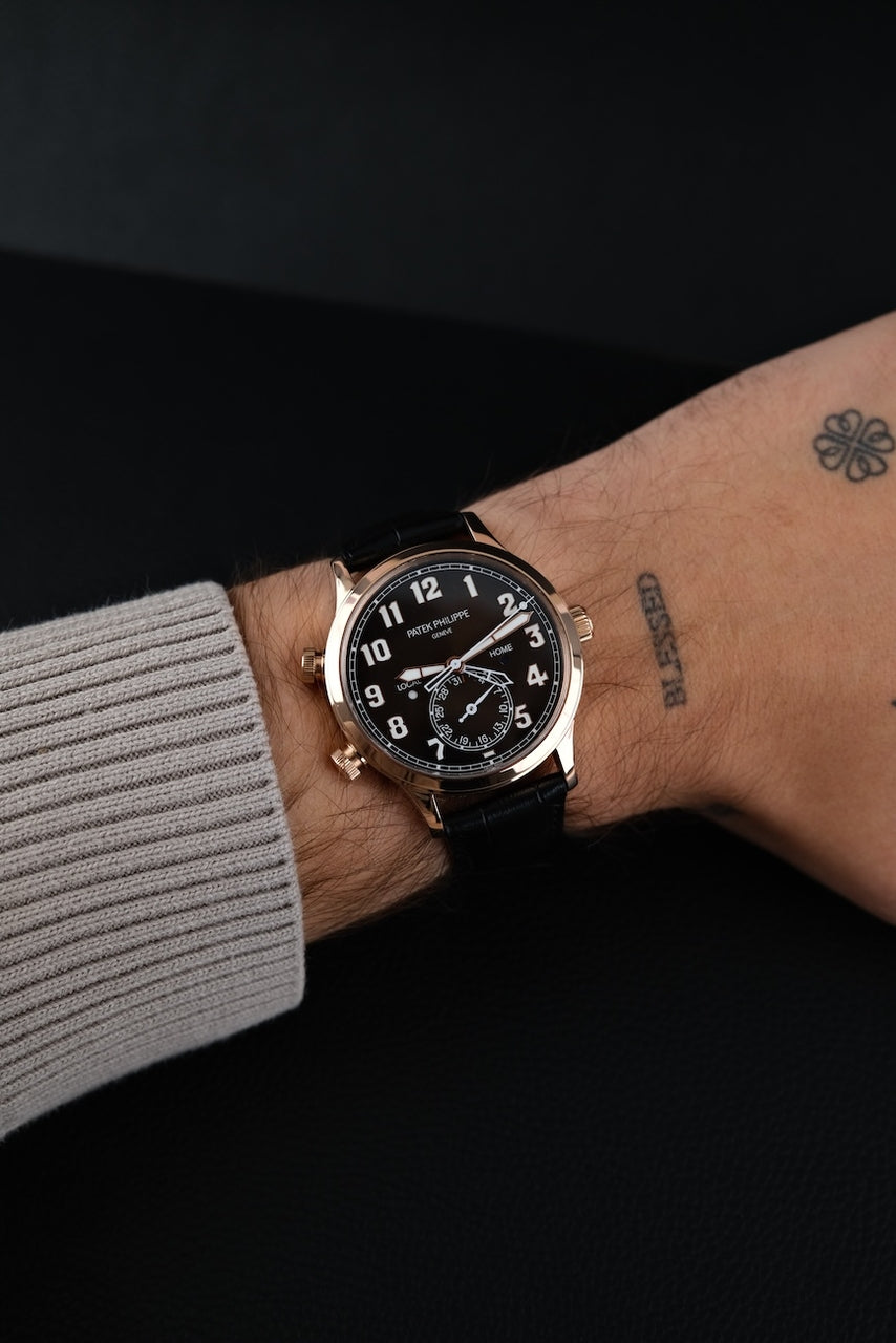 Patek Philippe Calatrava Pilot Travel Time Rose 5524R-001 - Detailansicht 12