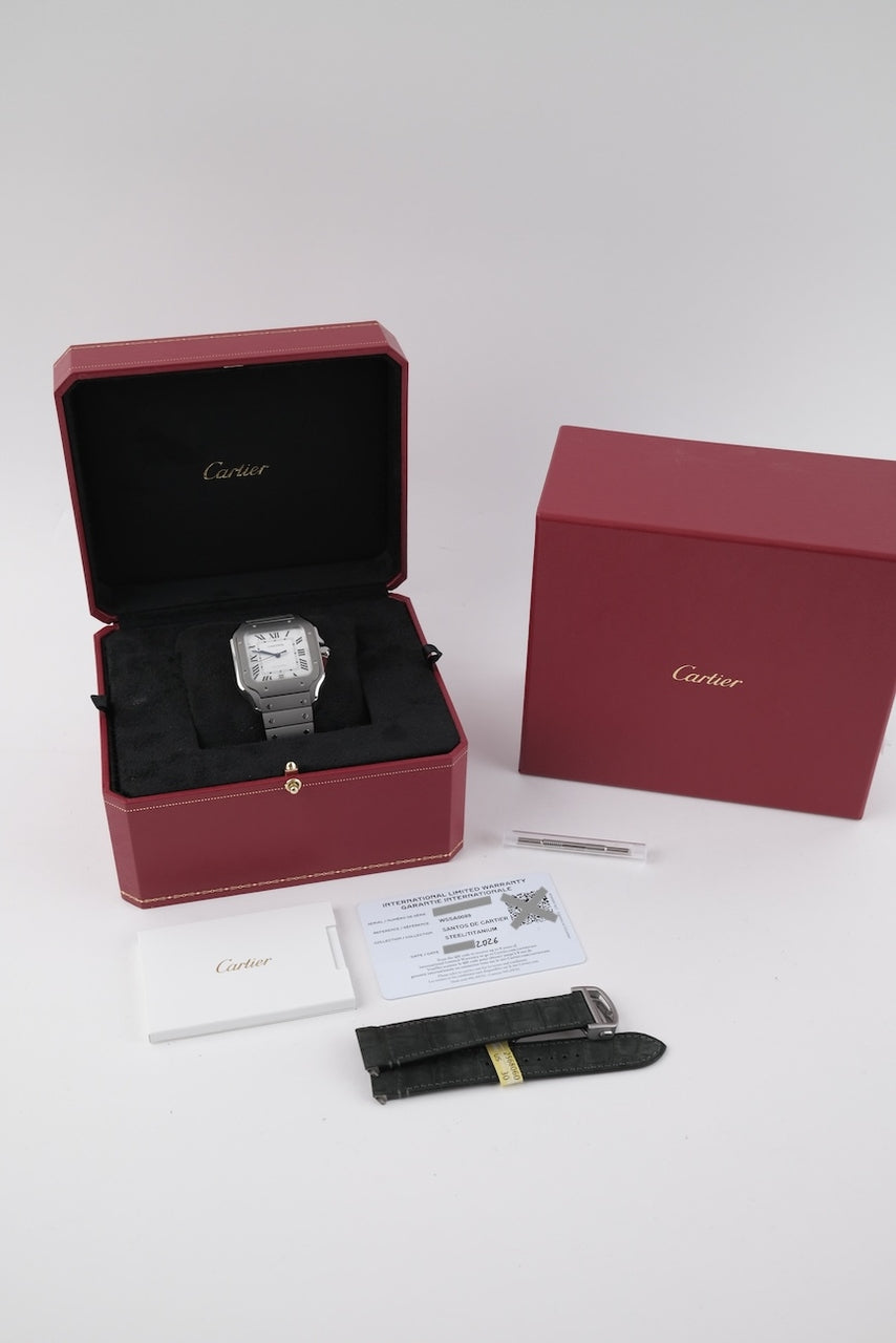 Cartier Santos  WSSA0089 - Papiere und oder Lieferumfang