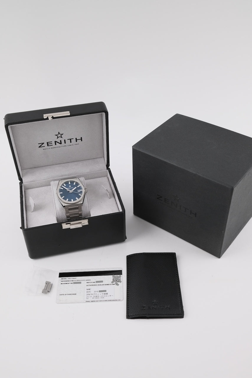 Zenith Defy Classic 95.9000.670/51.M9000 - dokumenty i/lub zakres dostawy