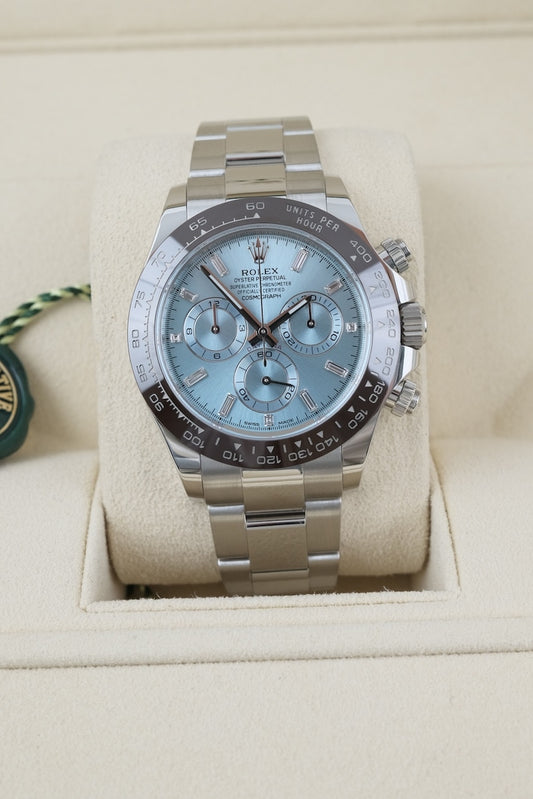 Rolex Daytona Platinum Baguette Dial 116506 - Detailansicht 1