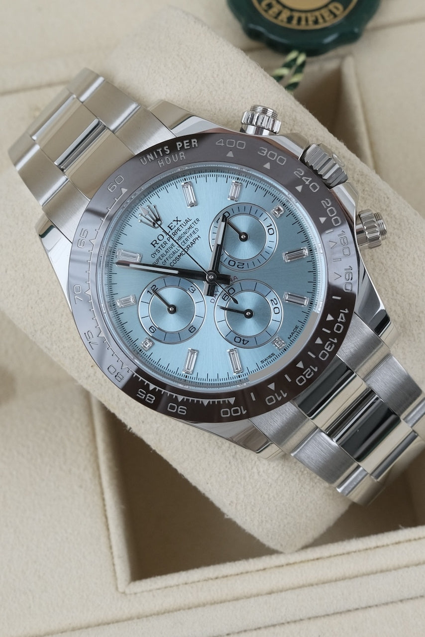 Rolex Daytona Platin Baguette Dial 116506 - Thumbnail