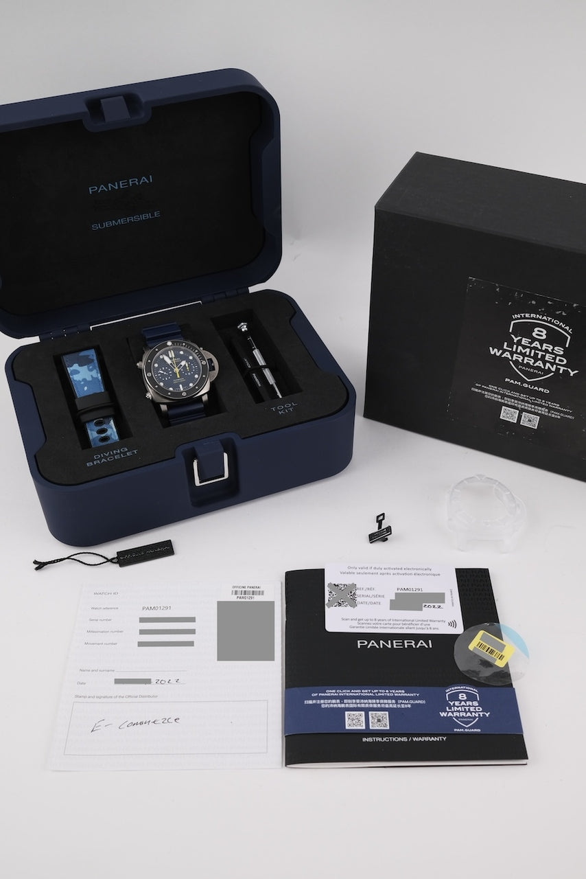 Panerai Submersible Chrono PAM01291 - documenti e/o volume di consegna