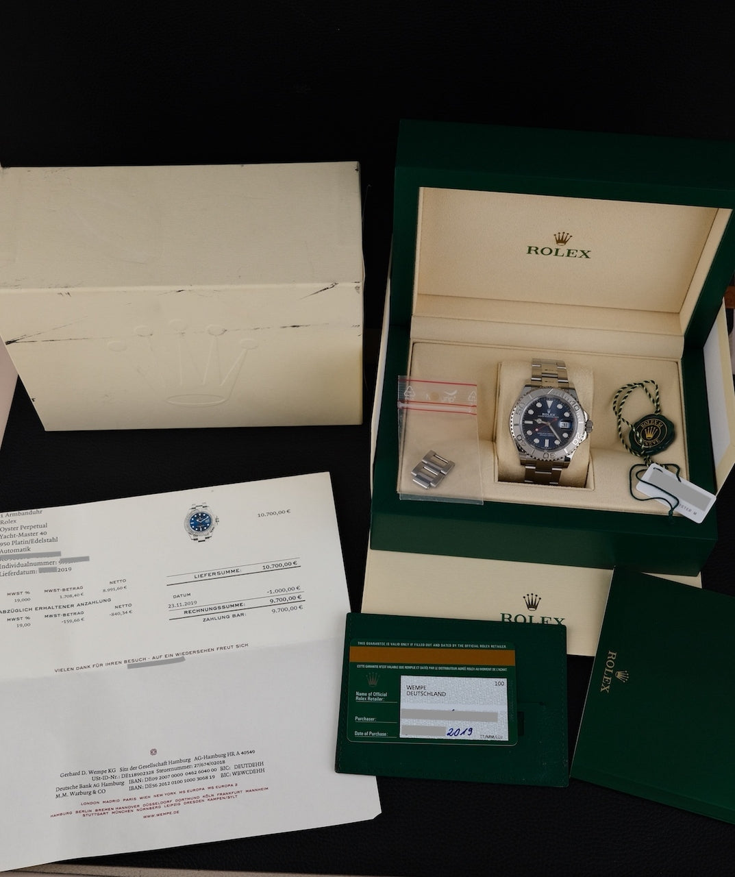 Rolex Yacht-Master 40  126622 - Papers and documentation