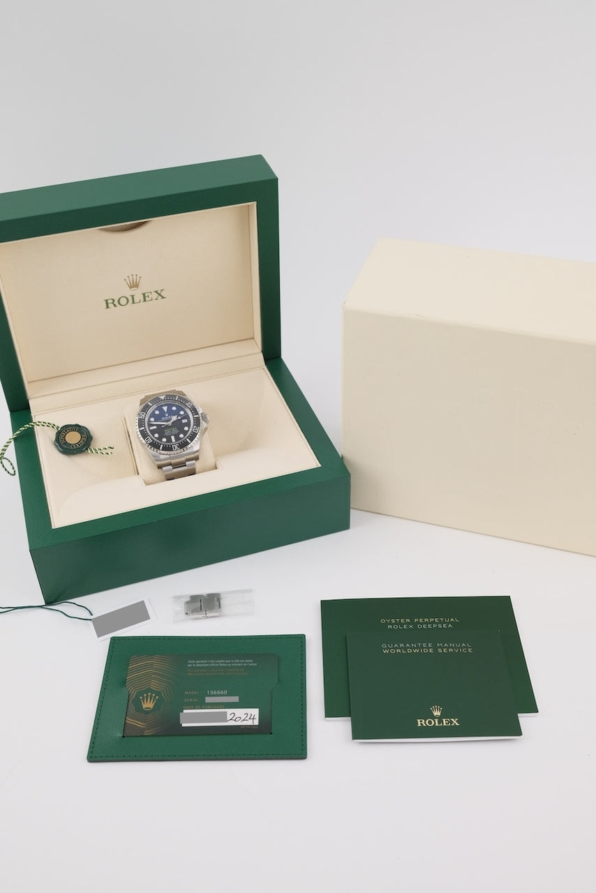 Rolex Sea-Dweller Deepsea 136660 - Papiere und oder Lieferumfang