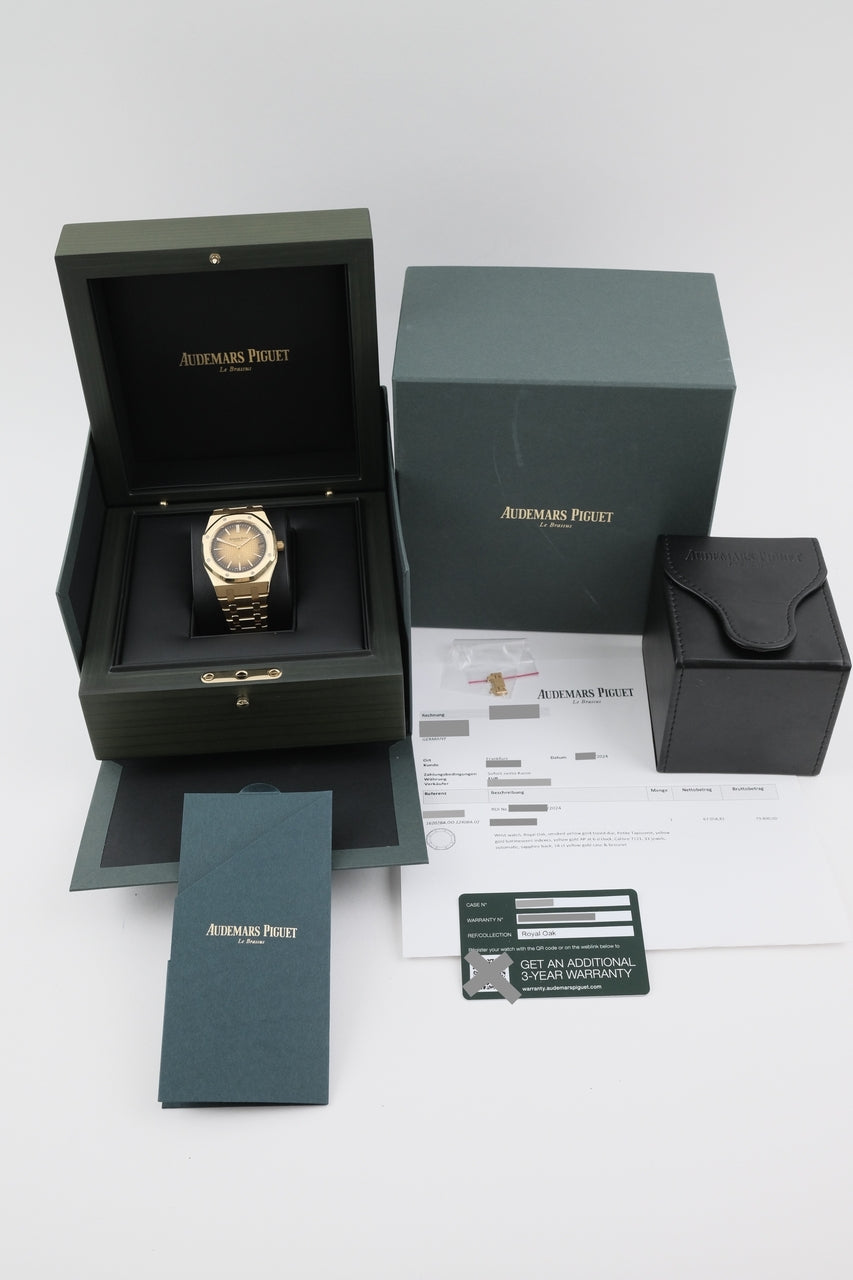 Audemars Piguet Royal Oak Jumbo Ultra Thin 16202BA.OO.1240BA.02 - Papiere und oder Lieferumfang