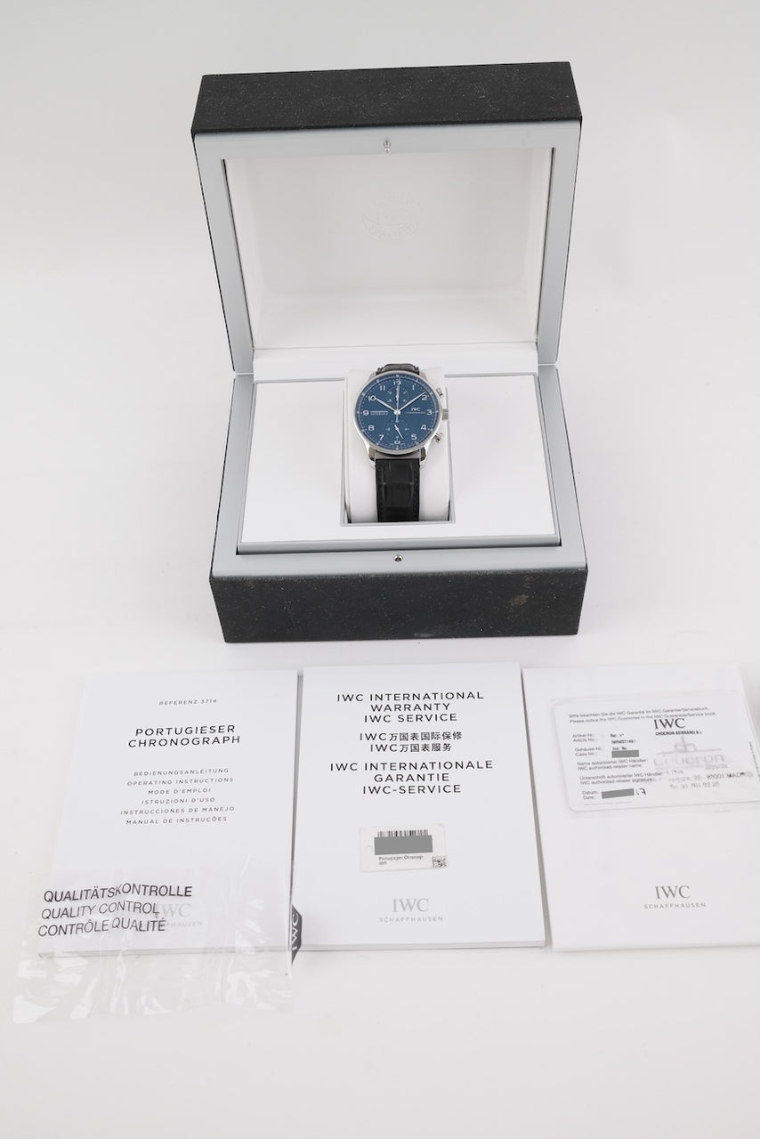 IWC Portuguese Chronograph IW371491 - papers and or scope of delivery