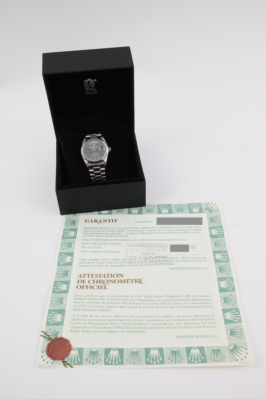 Rolex Day-Date 36 18239 - Papiere und oder Lieferumfang