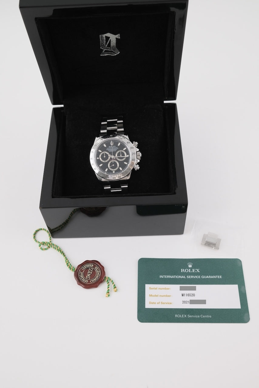 Rolex Daytona 116520 - Papiere und oder Lieferumfang
