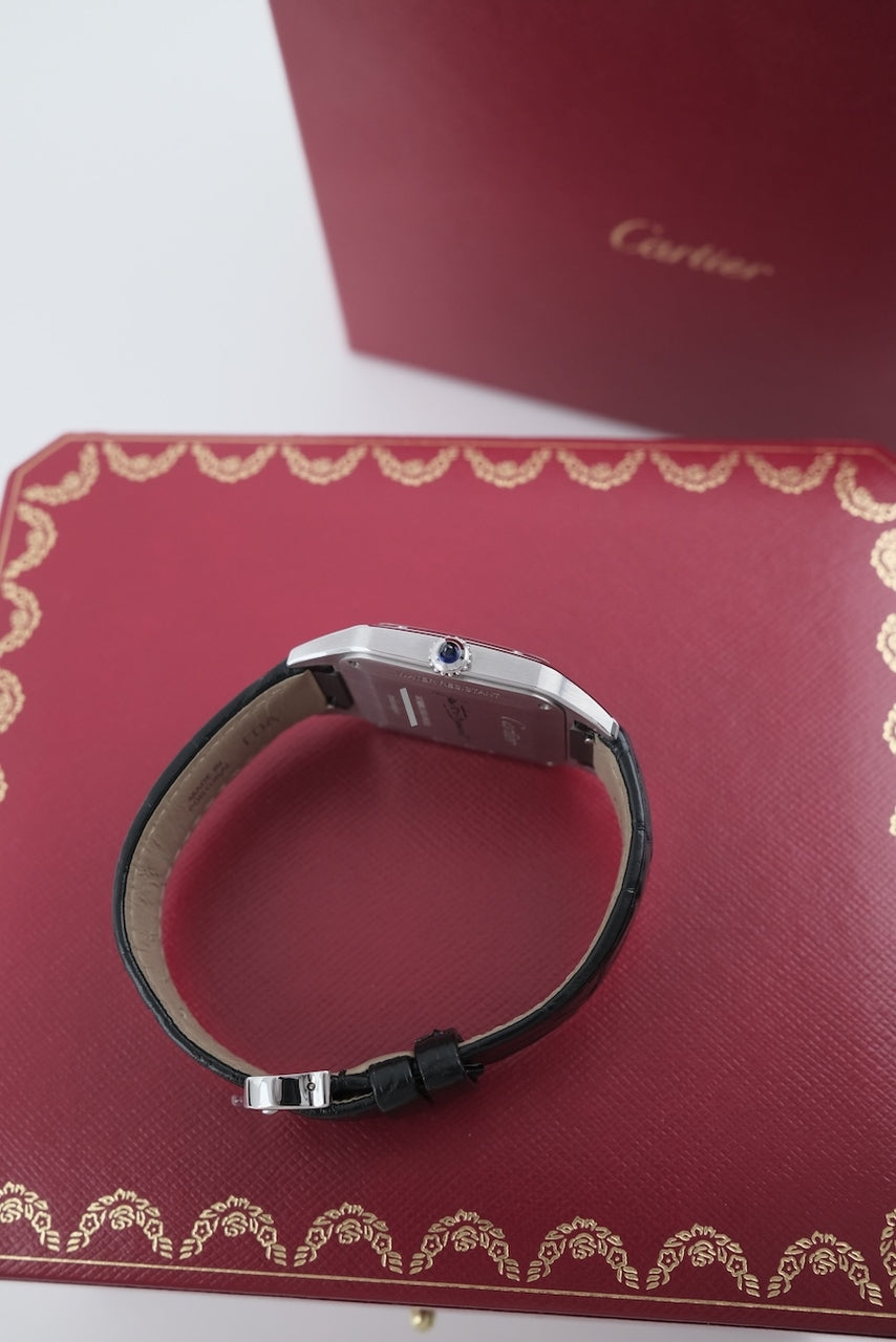 Cartier Santos Dumont Black Lacquer WSSA0046 - Detailansicht 7