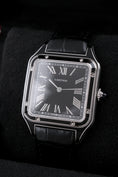 Bild in Galerie-Betrachter laden, Cartier Santos Dumont Black Lacquer WSSA0046 - Thumbnail
