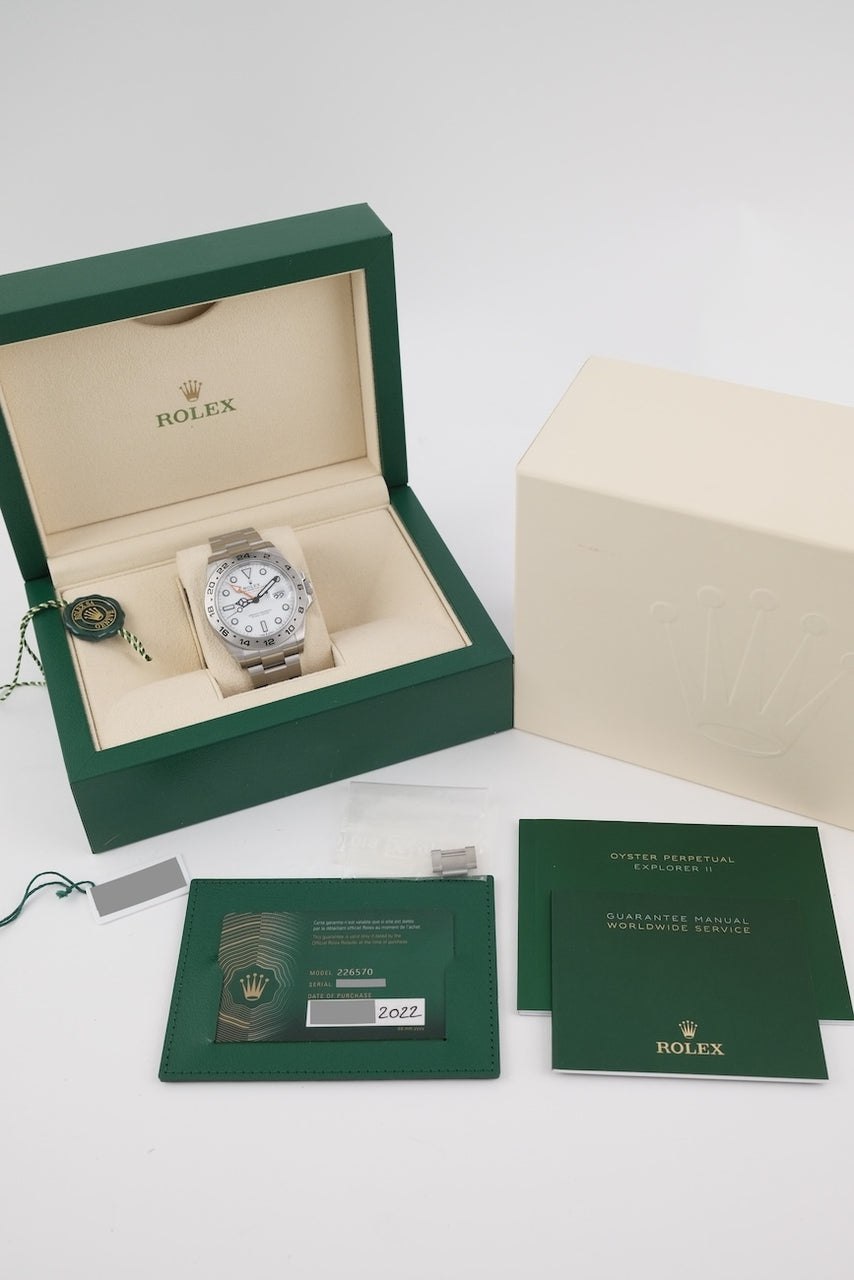 Rolex Explorer II 226570 - Papiere und oder Lieferumfang