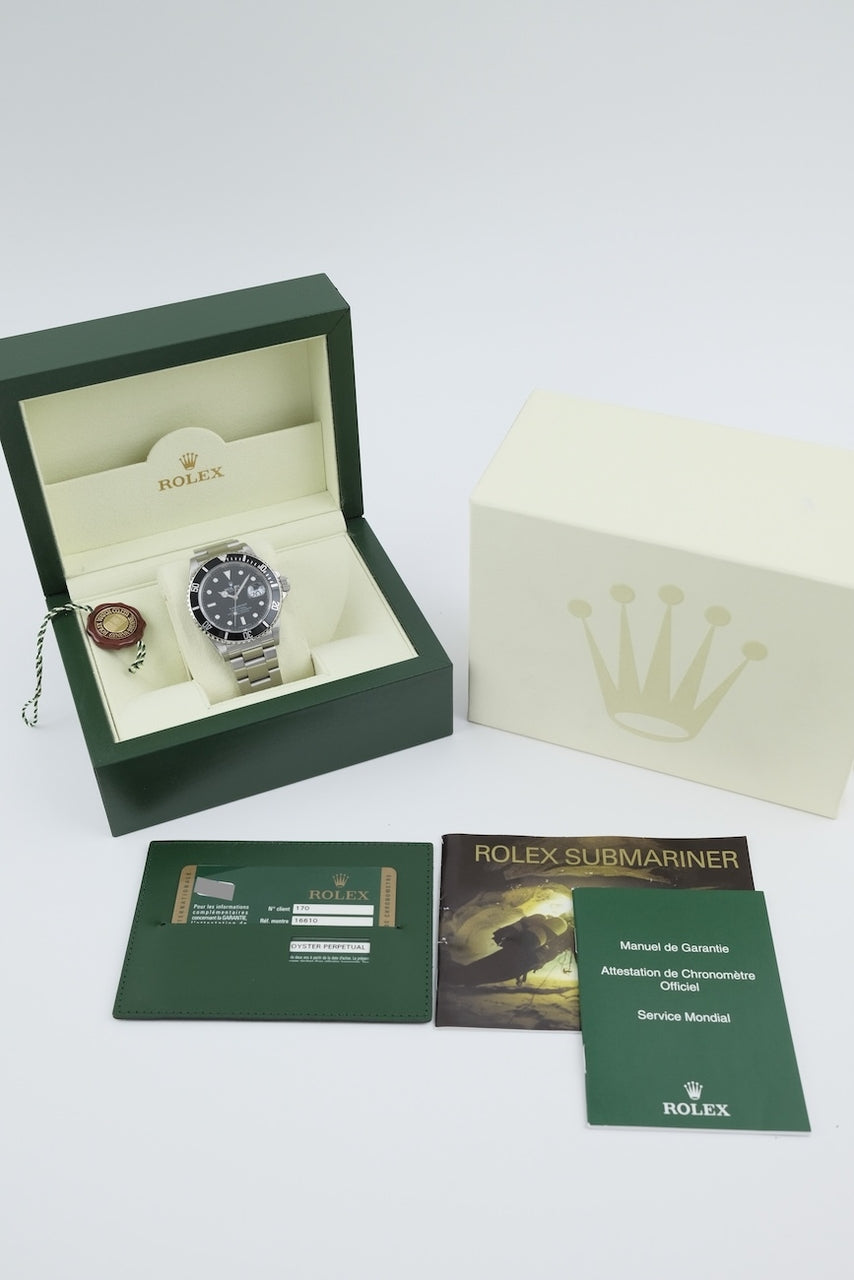 Rolex Submariner Date 16610 - documentación o volumen de entrega