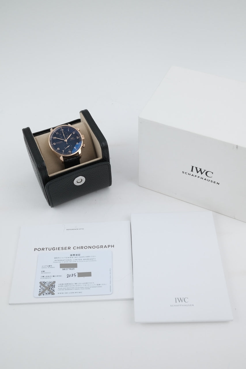 IWC Portuguese Chronograph IW371625 - Papiere und oder Lieferumfang