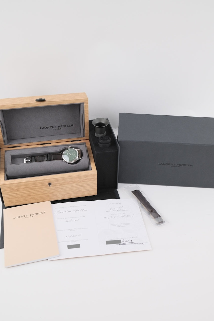 Laurent Ferrier Classic Micro-Rotor 40mm FBN 229.01 - dokumenty i/lub zakres dostawy