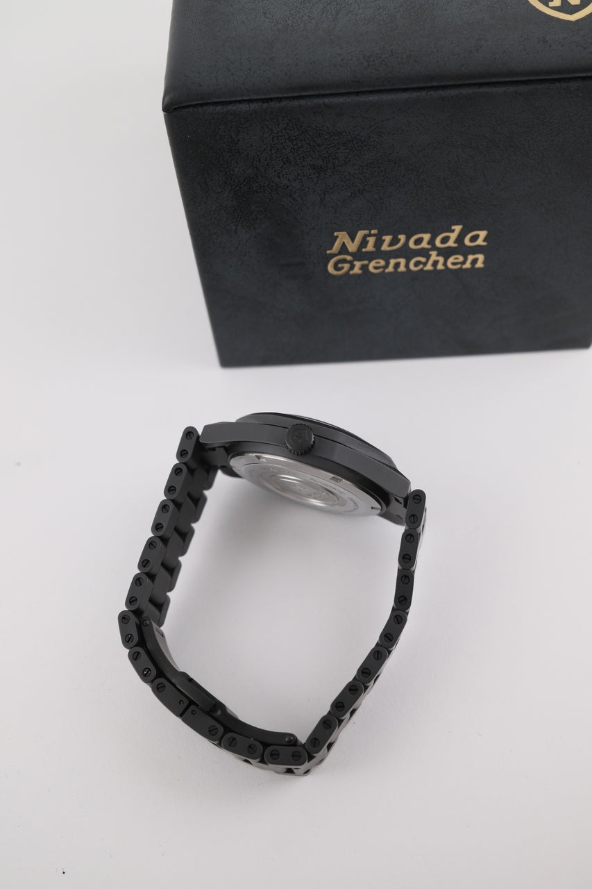 Nivada Grenchen F77 Ceramica Nera F77 - Vista dettagliata 4
