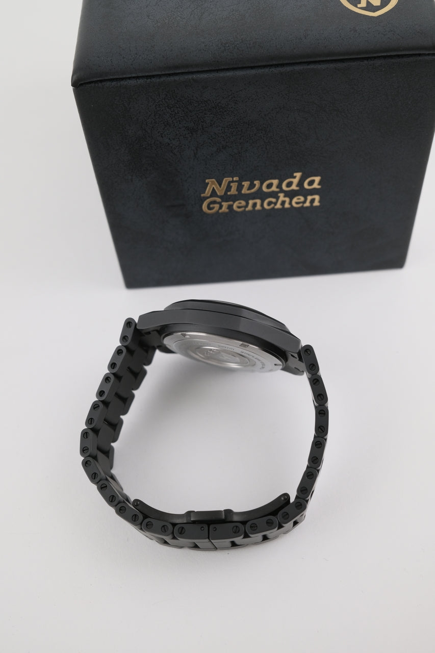 Nivada Grenchen F77 Ceramica Nera F77 - Vista dettagliata 5