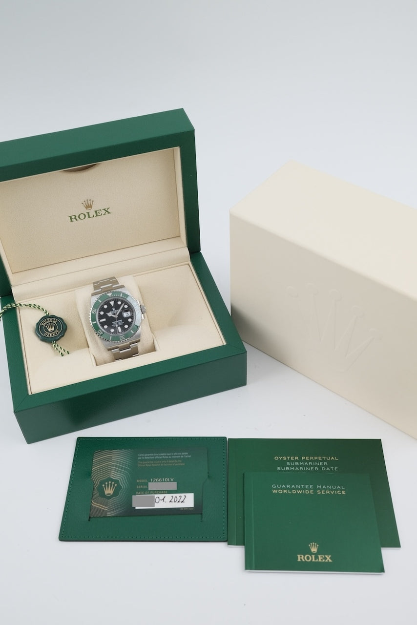 Rolex Submariner Date 126610LV - documenti e/o volume di fornitura