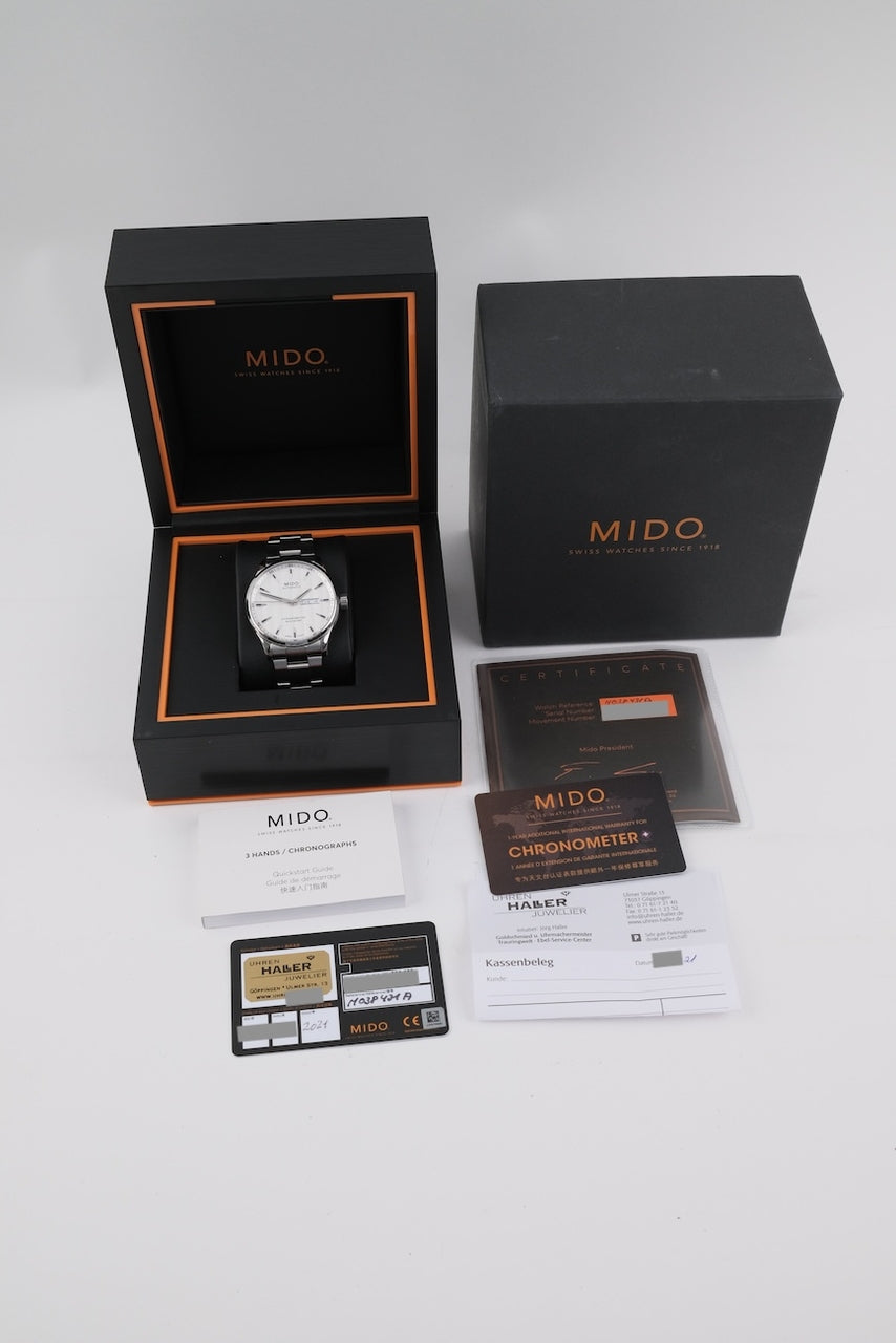 Mido Multifort Chronometer 1 M038.431.11.031.00 - Papiere und oder Lieferumfang