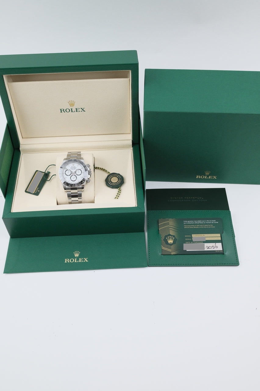 Rolex Daytona Panda 126500LN - Papiere und oder Lieferumfang