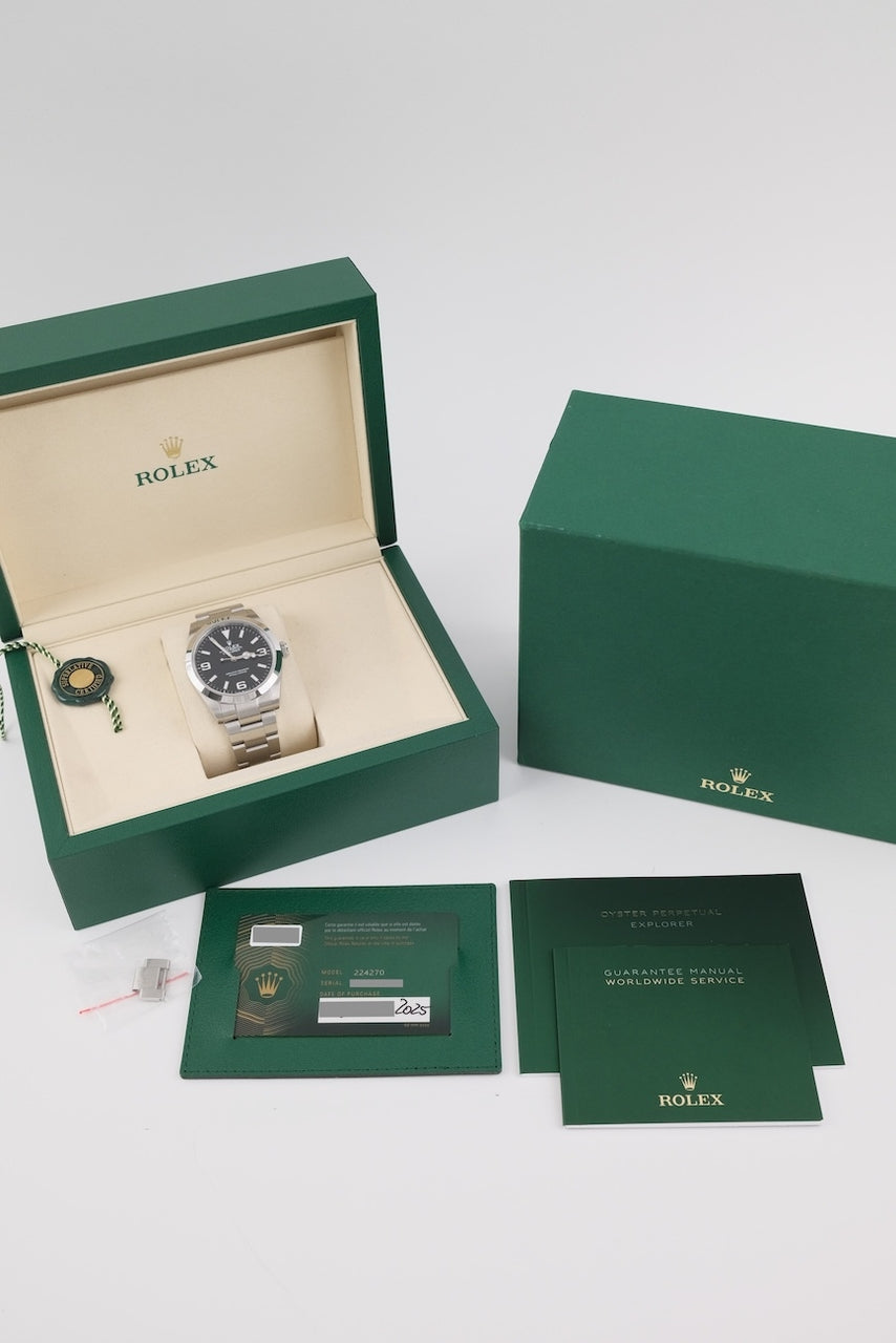 Rolex Explorer 40 224270 - documenti e/o volume di consegna
