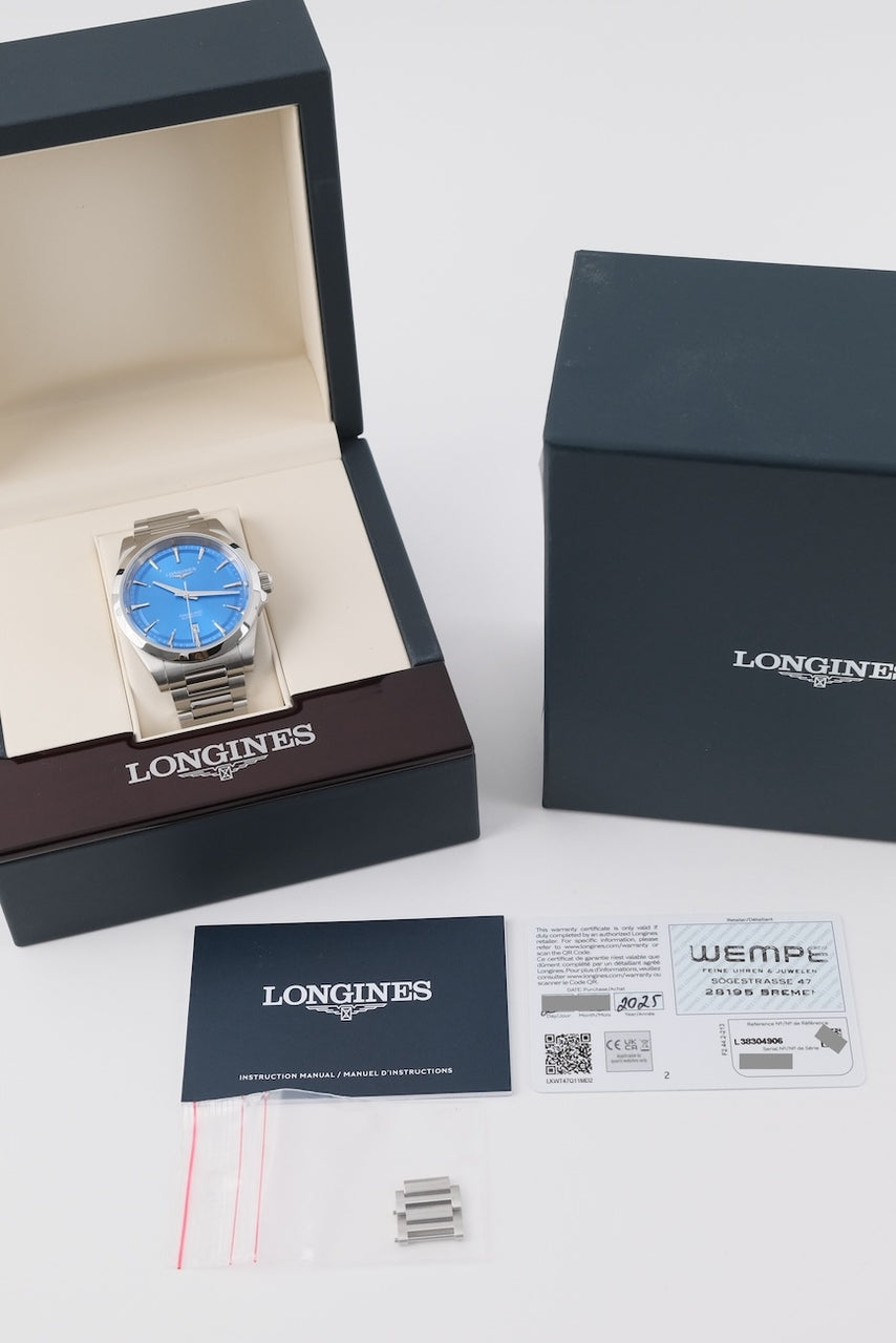 Longines Conquest L38304906 - documents et/ou contenu de la livraison