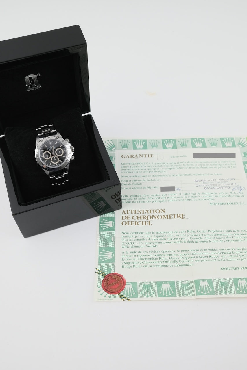 Rolex Daytona 16520 - Papiere und oder Lieferumfang