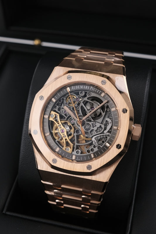 Audemars Piguet Royal Oak Double Balance Wheel Openworked 15407OR.OO.1220OR.01 - Detailansicht 1