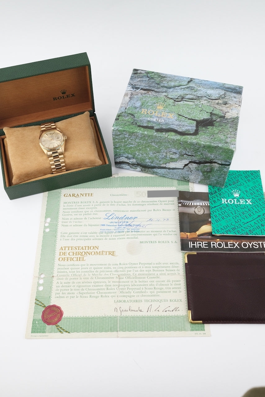 Rolex Day-Date 36 1803 - Papiere und oder Lieferumfang