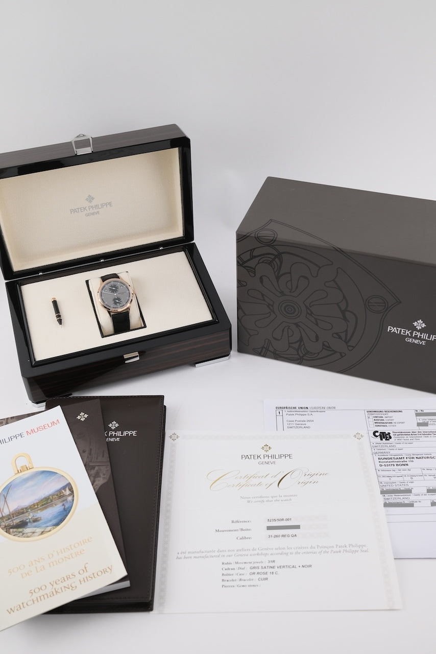 Patek Philippe Regulator Annual Calendar 5235/50R-001 - Papiere und oder Lieferumfang