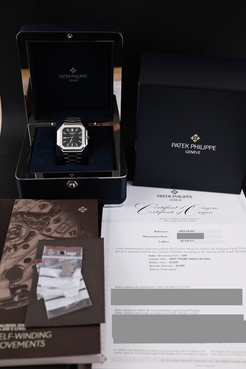 Patek Philippe Cubitus 5821/1A-001 - Papiere und oder Lieferumfang