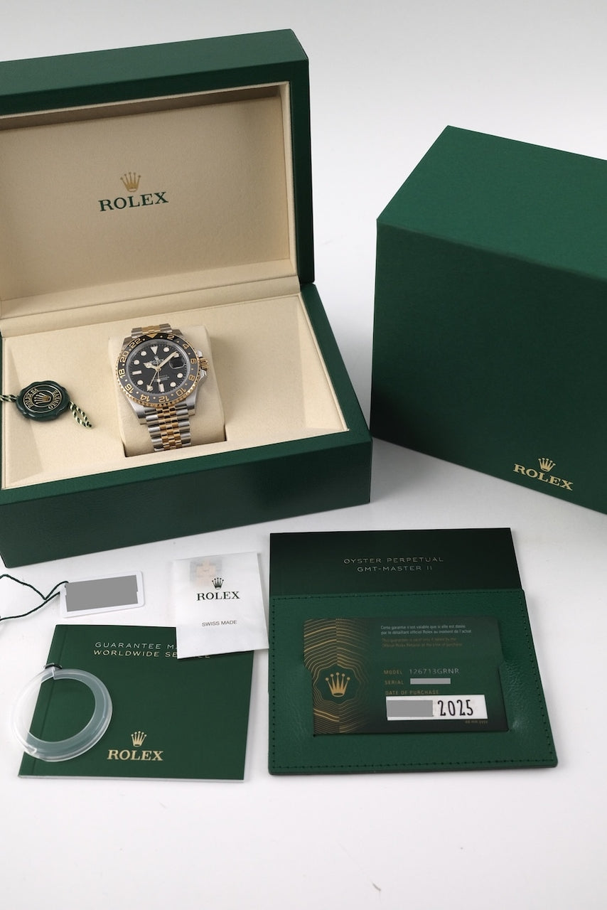 Rolex GMT Master II 126713GRNR - Papiere und oder Lieferumfang