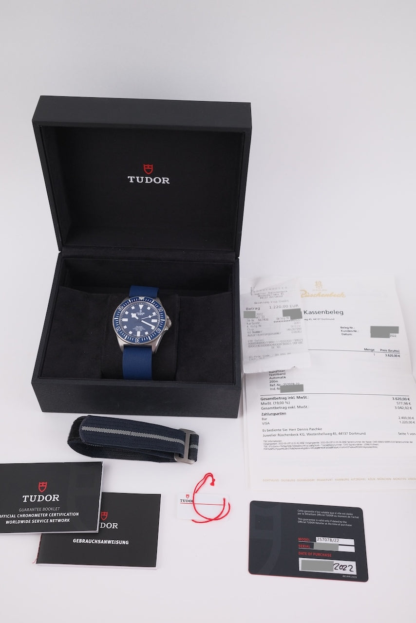 Tudor Pelagos FXD 25707B/22 - Papiere und oder Lieferumfang