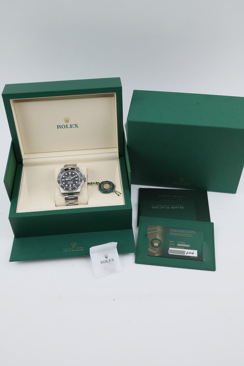 Rolex Submariner No Date 124060 - Papiere und oder Lieferumfang