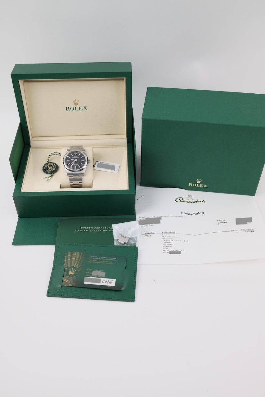 Rolex Oyster Perpetual 41 134300 - Papiere und oder Lieferumfang