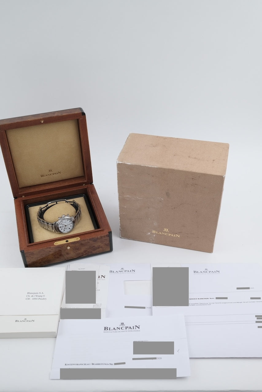 Blancpain Léman Flyback 2185F-1127-71 - Papiere und oder Lieferumfang