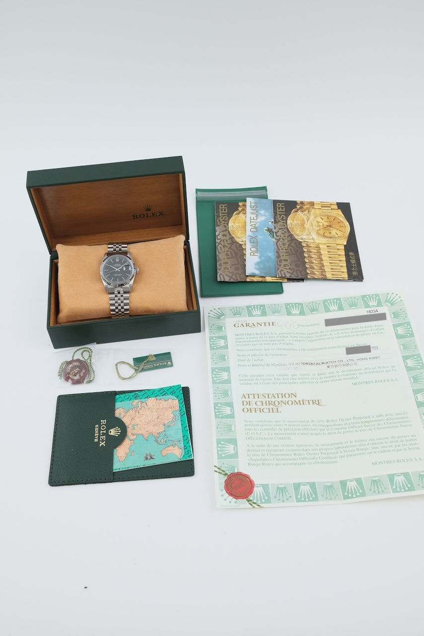 Rolex Datejust 36 16234 - Papiere und oder Lieferumfang