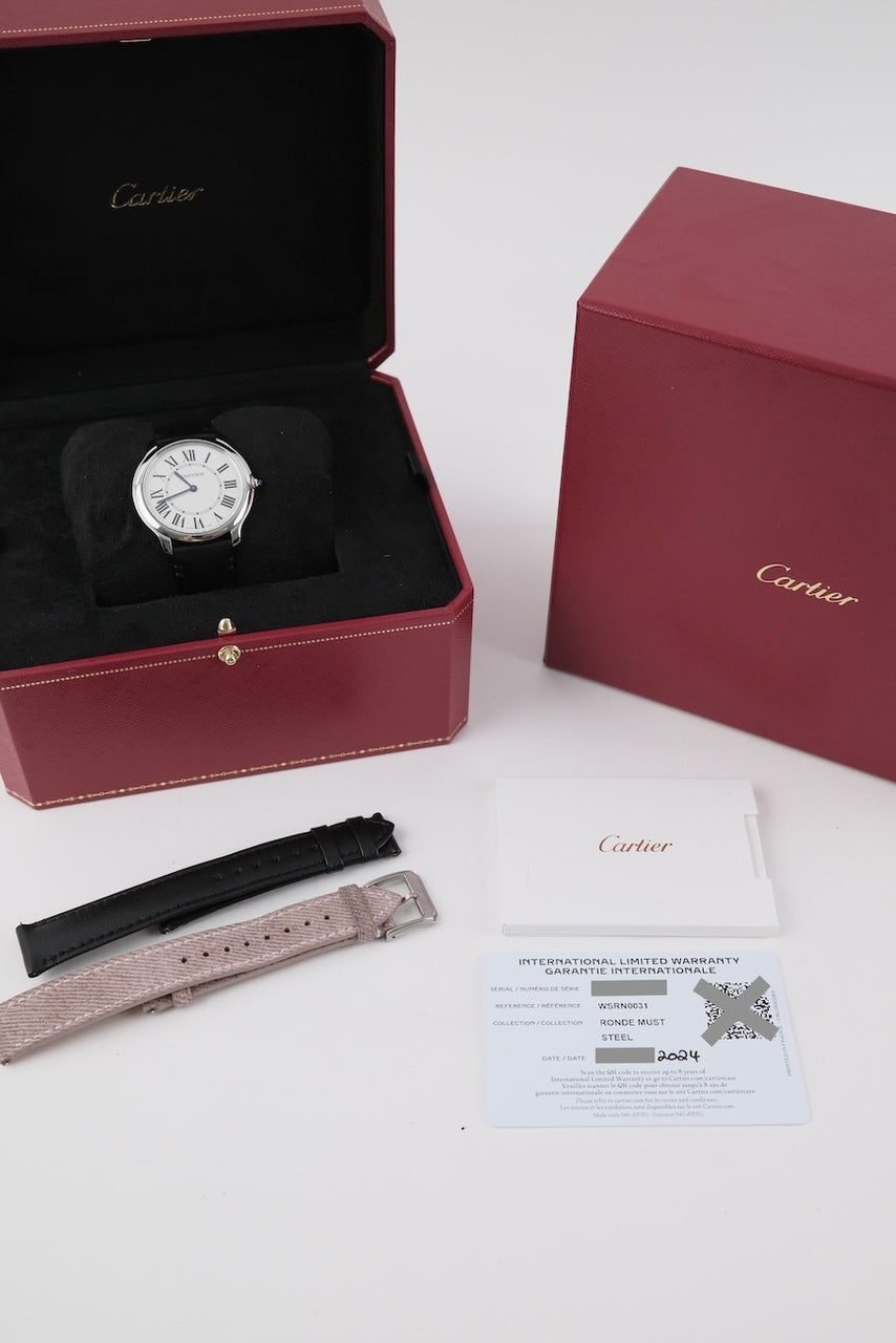 Cartier Ronde WSRN0031 - dokumenty i/lub zakres dostawy