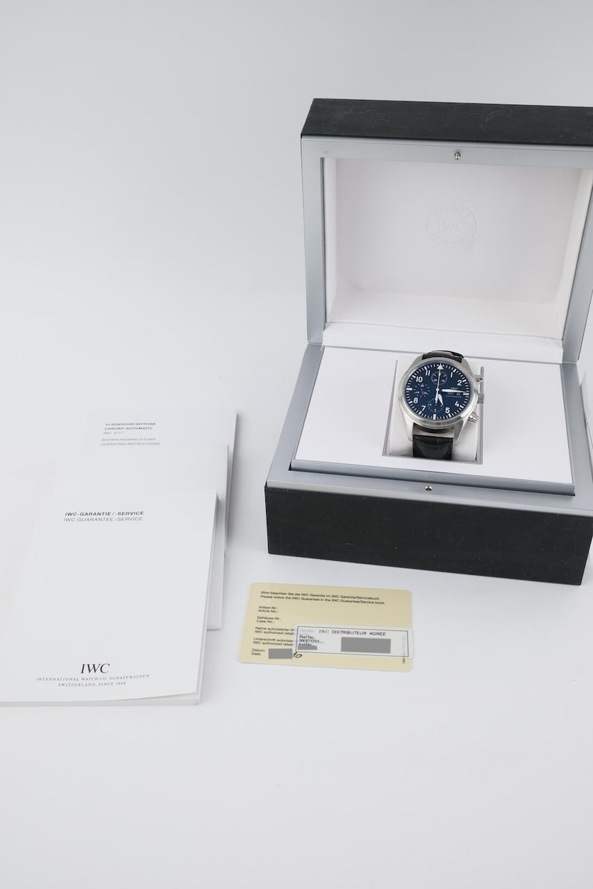 IWC Pilot Chronograph IW371701 - Papiere und oder Lieferumfang