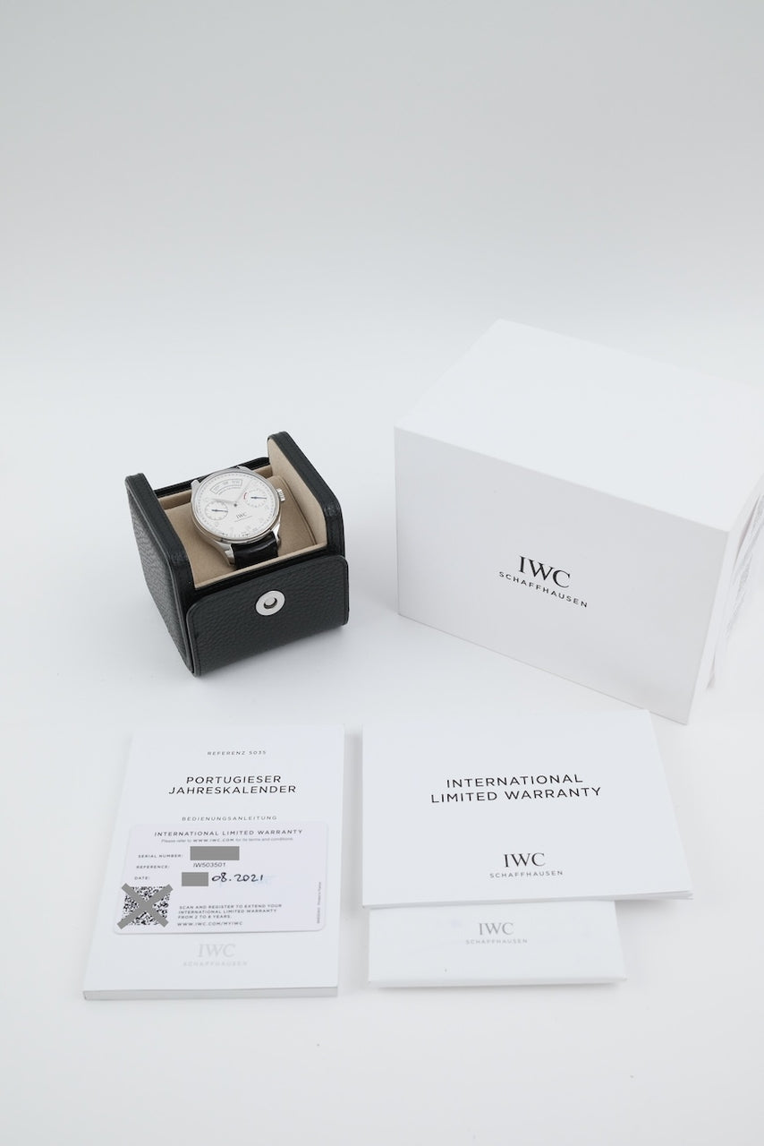 IWC Portugués IW503501 - documentos y/o alcance de entrega