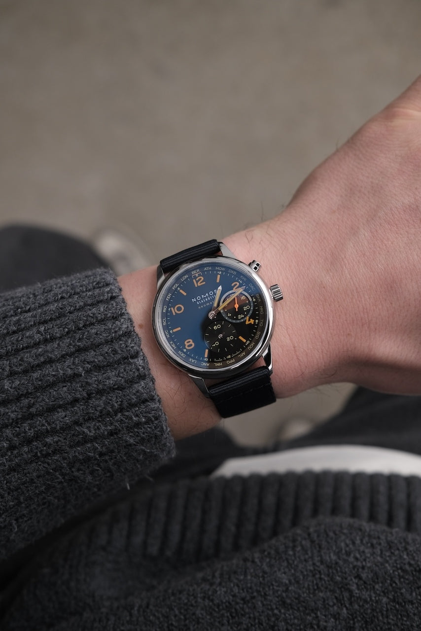 Nomos Club Sport Neomatik Weltzeit Grid 790.S8 - Detailansicht 10