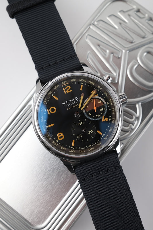 Nomos Club Sport Neomatik Weltzeit Grid 790.S8 - Thumbnail