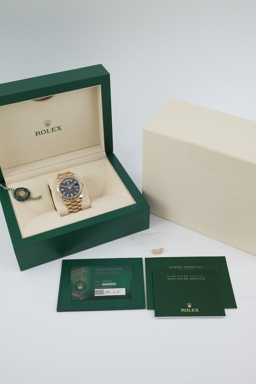Rolex Day-Date 40 228238 - documents et/ou contenu de la livraison