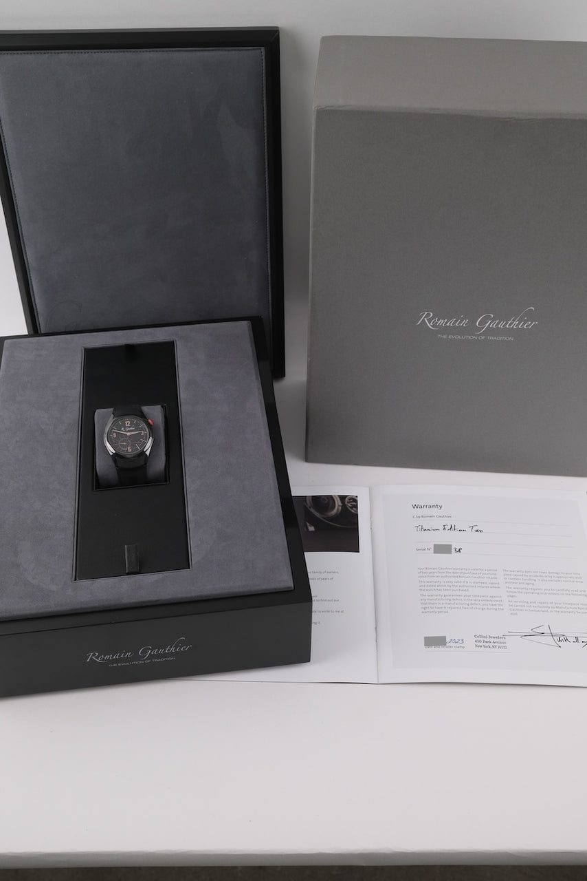 Romain Gauthier C Titanium Edition Two C Titanium Edition Two - dokumenty i/lub zakres dostawy