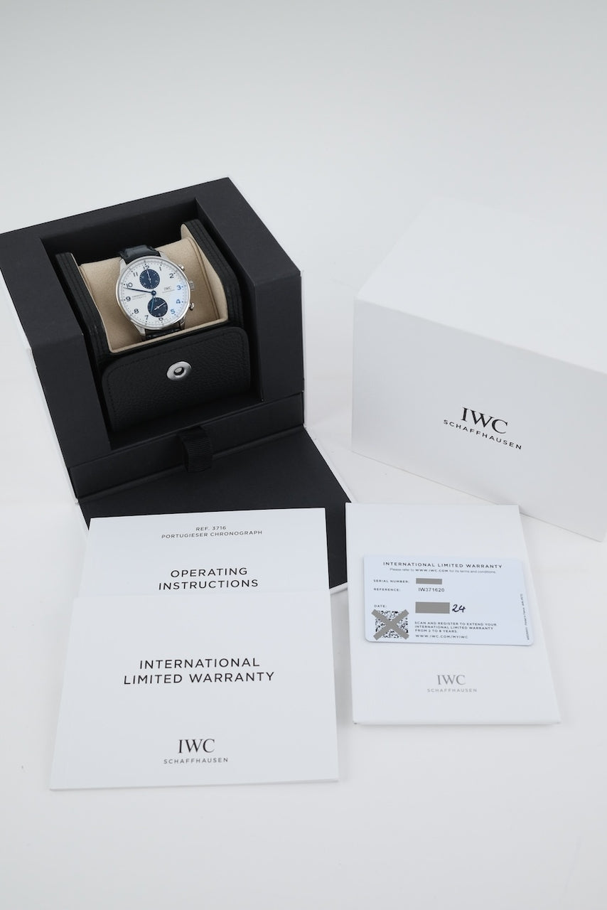 IWC Portugalski chronograf IW371620 - dokumenty i/lub zakres dostawy