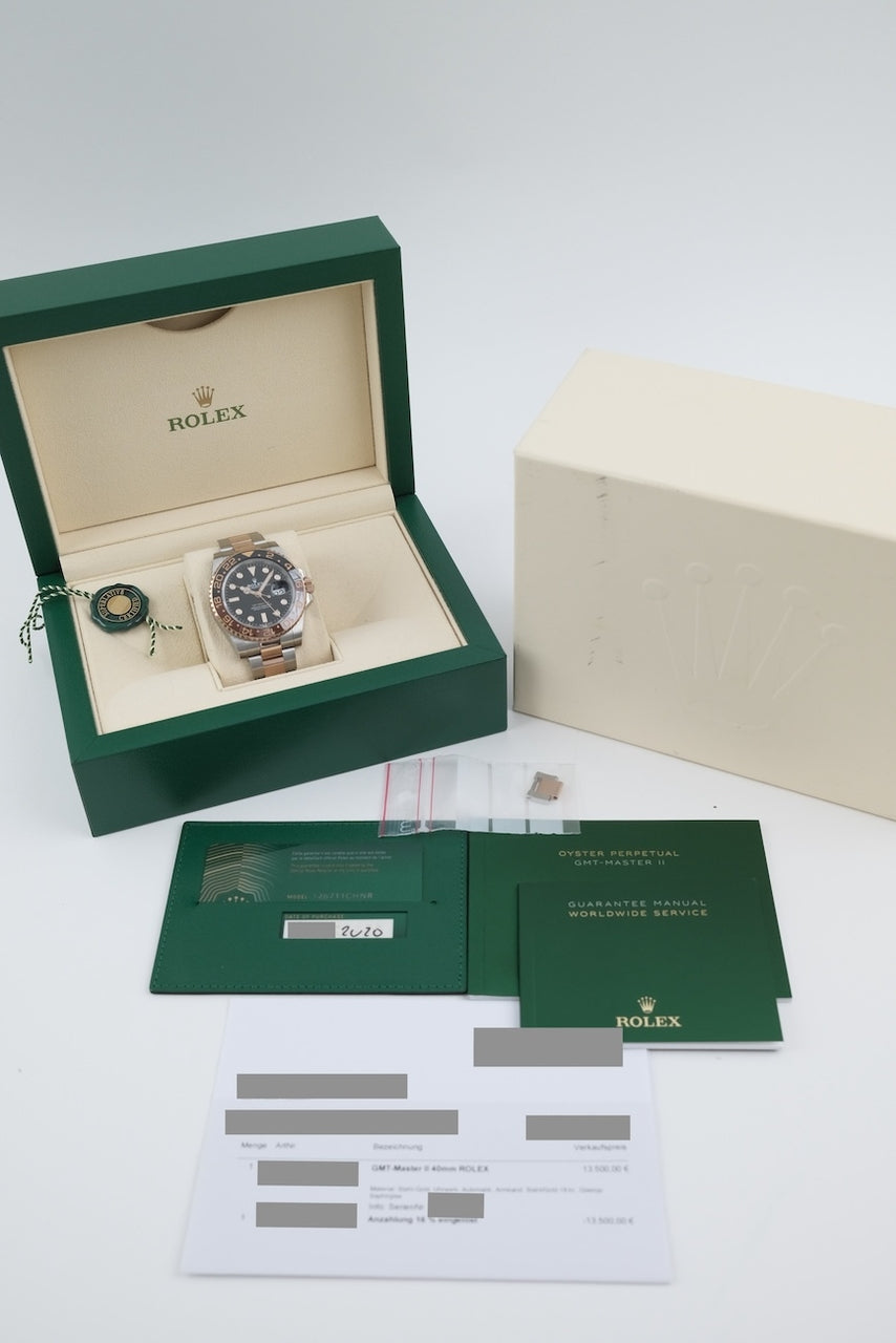 Rolex GMT-Master II Rootbeer 126711CHNR - documenti e/o volume di consegna