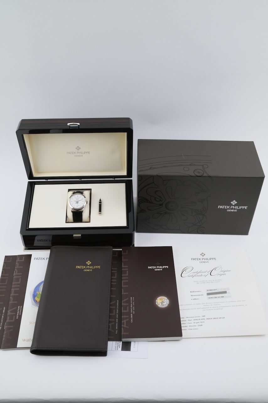 Patek Philippe Annual Calendar 5396G-011 - Papiere und oder Lieferumfang