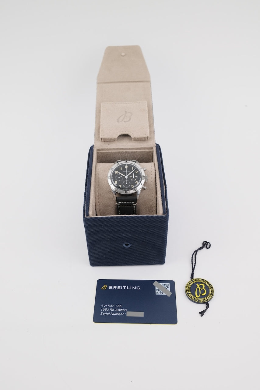 Breitling AVI Ref. 765 1953 Re-Edition AB0920131B1X1 - Papiere und oder Lieferumfang