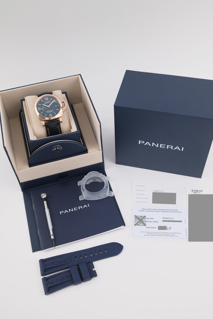 Panerai Luminor Marina PAM01112 - papers and or scope of delivery