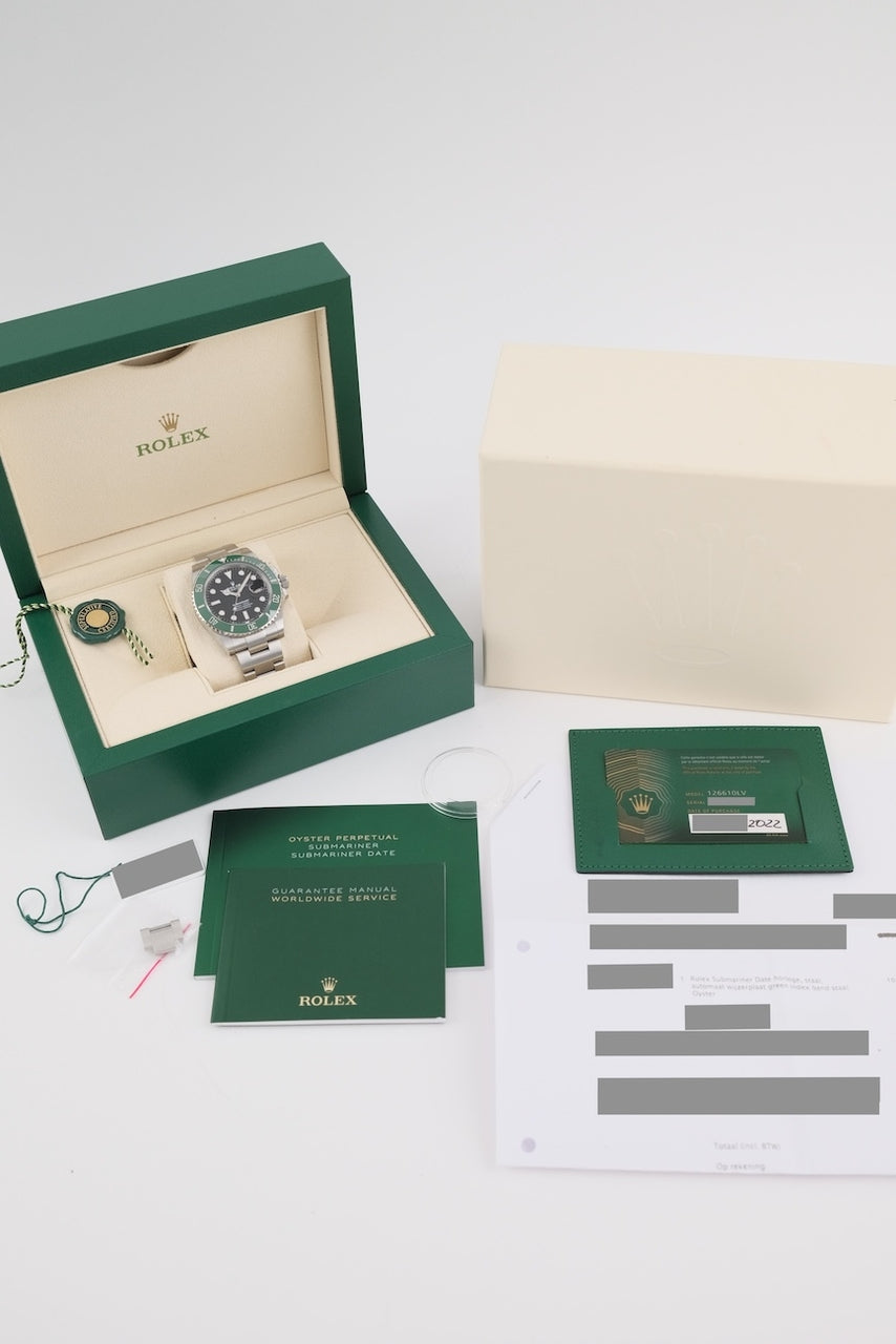 Rolex Submariner Date 126610LV - Papiere und oder Lieferumfang