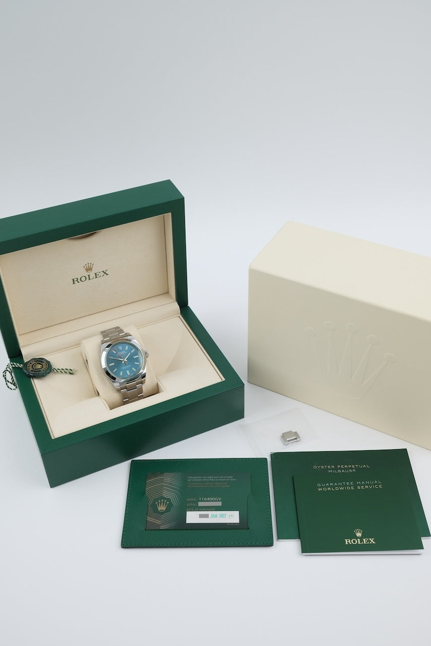Rolex Milgauss 116400GV - papers and or scope of delivery